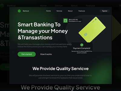 A website for a digital wallet specialized in financial transact design graphic design ui ux web website