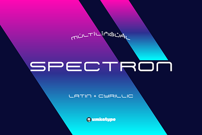 Spectron - Modern Display Font branding branding font cyrillic font display font elegant font font logo font modern font multilingual font sans serif font type type design