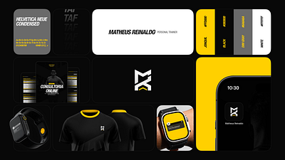 Matheus Reinaldo - Brand Fitness (Personal Trainer) bento brand branding design figma graphic design identity logo