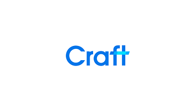 Craft.co Rebrand b2b blue branding icon logo tech