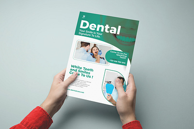 ''DENTAL FLYER'' car care clinic dental dental flyer health medical