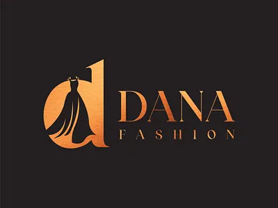 DANA Fashion Logo Design 3d animation brand mark branding design fashion fashion logo graphic design illustration logo modern logo motion graphics premium typography ui ux vector