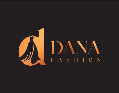 DANA Fashion Logo Design 3d animation brand mark branding design fashion fashion logo graphic design illustration logo modern logo motion graphics premium typography ui ux vector