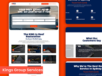 King Group Service - Full Website UI (Prototype Included) branding case study design graphic design illustration logo typography ui ux