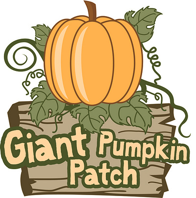 Giant Pumpkin Patch logo branding design graphic design illustration logo print typography vector visual identity