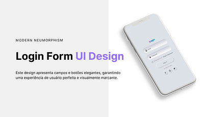 Modern design login app graphic design mobi ui