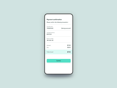 Payment Confirmation dailyui design mobile ui ui design uiux user interface