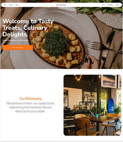 Food And Restaurant business ecommerce web site food restuarant resturant ui webflow wordpress