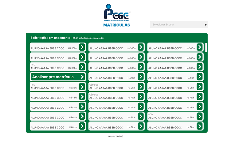 School enrollment App - UI/UX by Victor (Vk) Gabriel Cavalcante Marçal ...