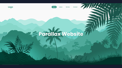 Parallax Website css frontend html js parallax ui ux