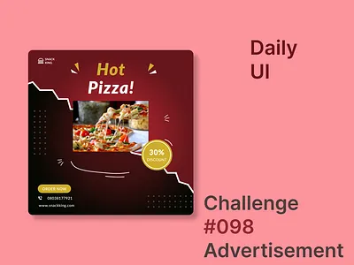 Daily UI Day 098, Advertisement app branding design graphic design typography ui ux