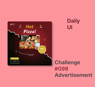 Daily UI Day 098, Advertisement app branding design graphic design typography ui ux