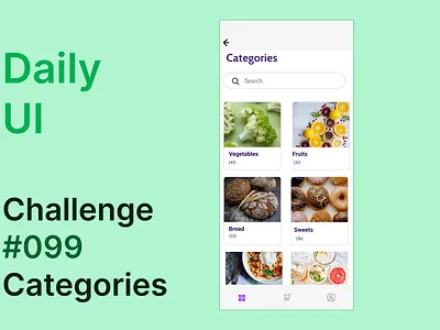 Daily UI Day 099, Categories app branding design graphic design logo typography ui ux