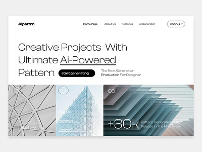 AI-pattrn web UI ai generated ai powered aipattrn android app design branding daily challenge dailydesin dailyui design illustration ios logo pattern pattern design template ui ux web design webui