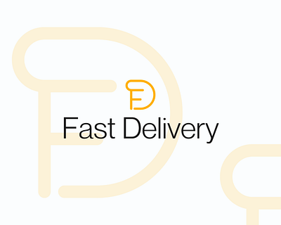 Fast Delivery app icon d logo delivery f logo fast fast delivery graphic design icon logo