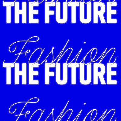 Fashion the Future branding design graphic design logo type typography