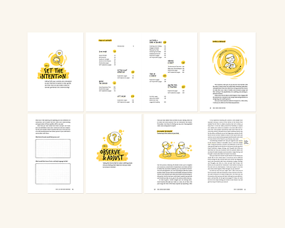 Editorial design for independent wellbeing book book book cover design book design editorial design graphic design health illustration illustrator indesign interactive book layout design page formatting print design typography wellbeing wellness