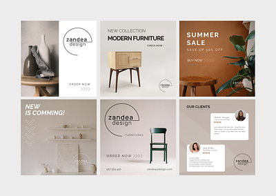 Instagram posts branding canva figma graphic design logo website