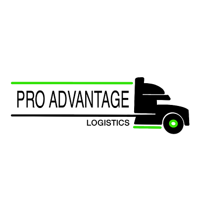 Pro advantage logistics branding graphic design logo