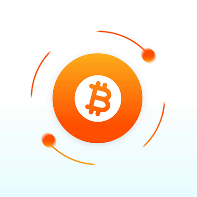 Bitcoin Spinner animation motion graphics ui