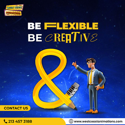 Be Flexible I Be Creative be creative be flexible branding design graphic design icon identity illustration logo ui ux vector