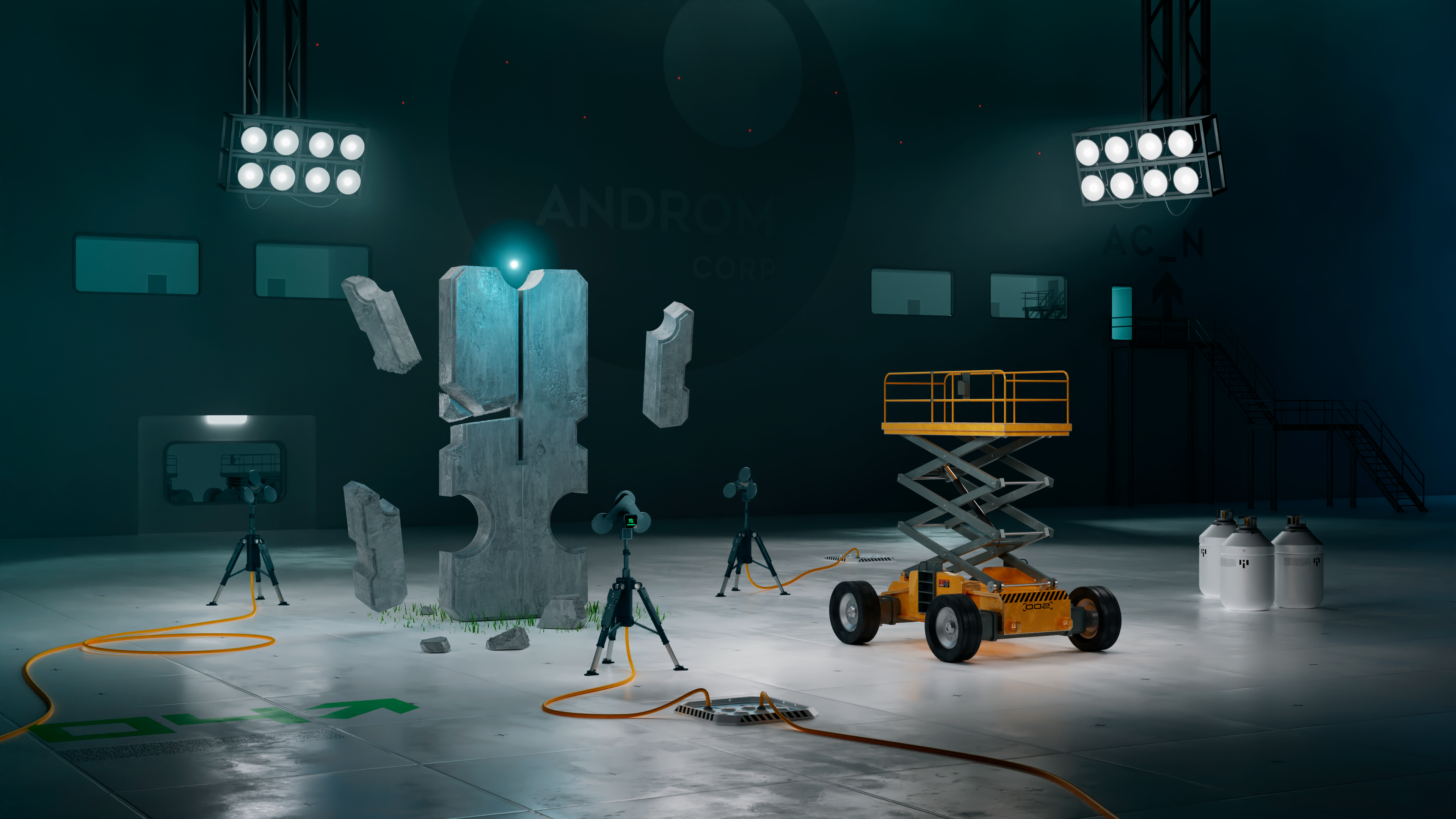 Monolith 3d blender design graphic design illustration photoshop