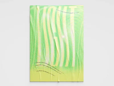 Broadside Poem Poster "Light" design graphic design poster typography