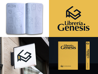 Librería Genesis - Recap book book design books bookshop bookstore brand brand design brand identity branding christian graphic design learn logo design logo logo design logos massachusetts religion retail taunton visual identity