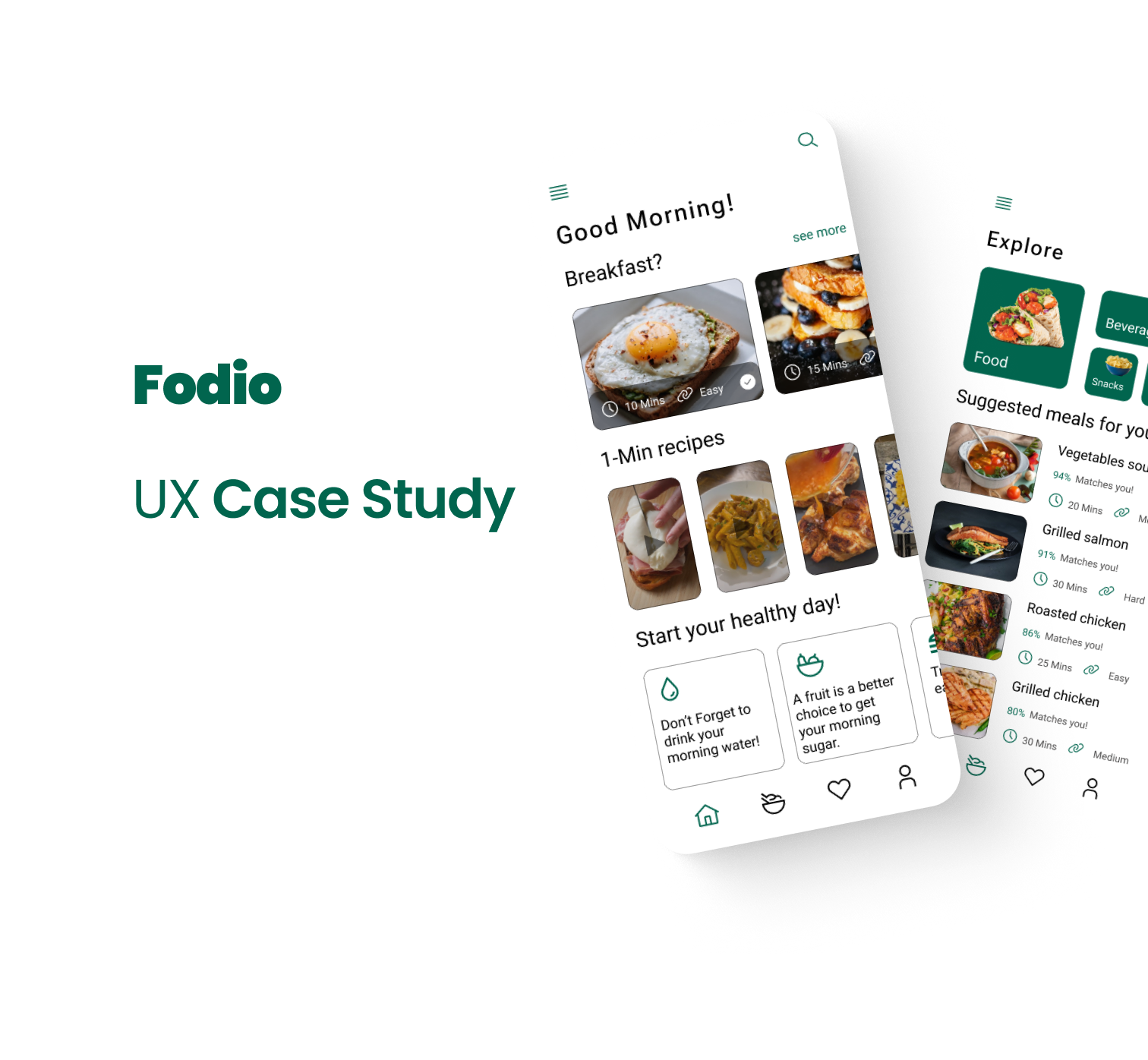 Case Study: Fodio app UI/ UX design by Youssef Mahmoud on Dribbble