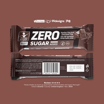 FlapJack bar chocolate flapjack label design packaging design protein bar