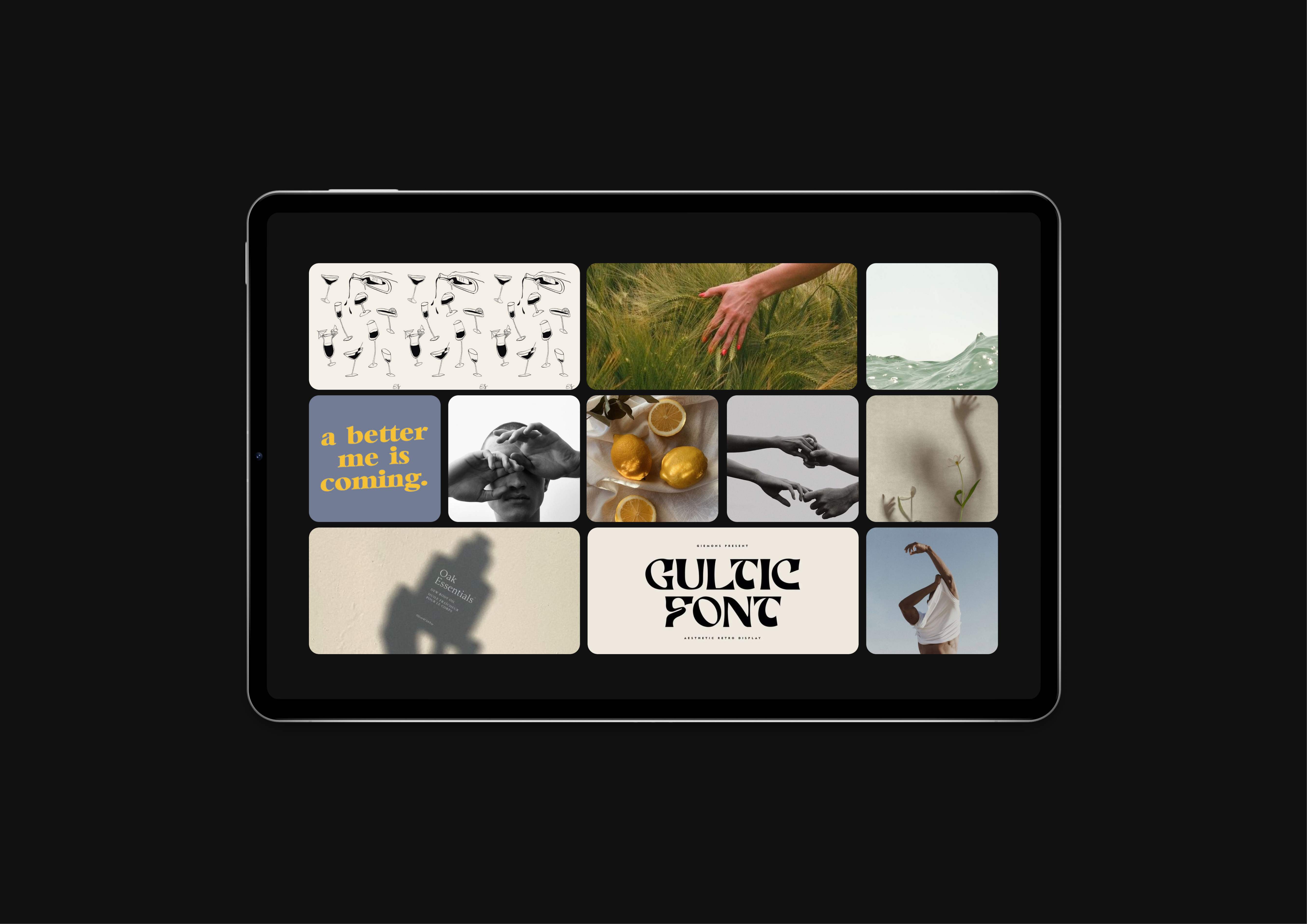 Fusion X Mood Board branding concept design figma graphic design illustration moodboard ui ux