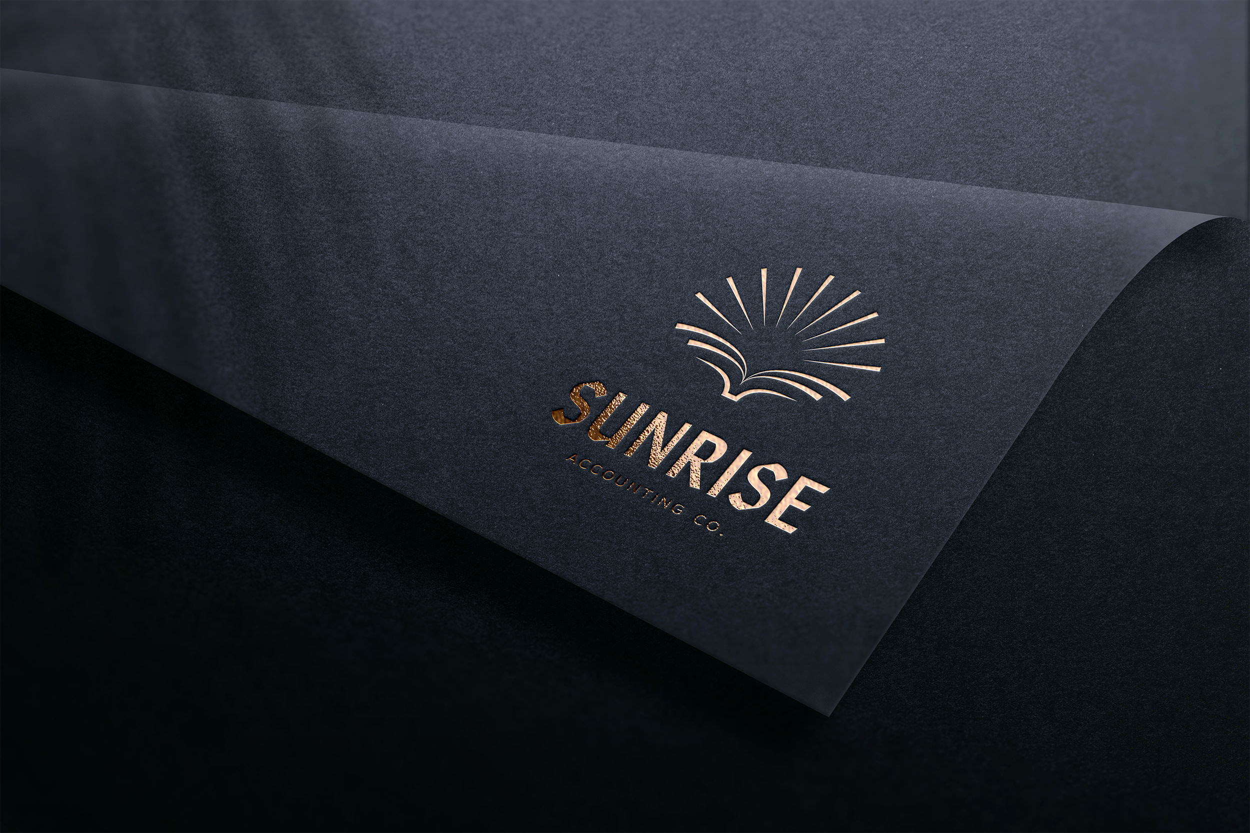 Example of Sunrise Accounting Co. Logo