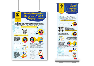 Poster Pencegahan dan Penyebaran Covid-19 di Fasilkom UI-2020