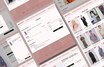 E-commerce UI Design checkout e commerce fashion figma process ui