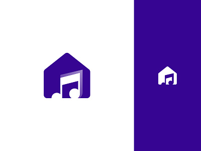 Music house logo design concept album branding combination mark design family happy home house icon logo logo designer mark music player real estate symbol vector volume