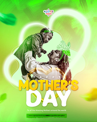 Happy Mother's Day Poster art graphic design happy happy mothers day love mother photoshop poster design