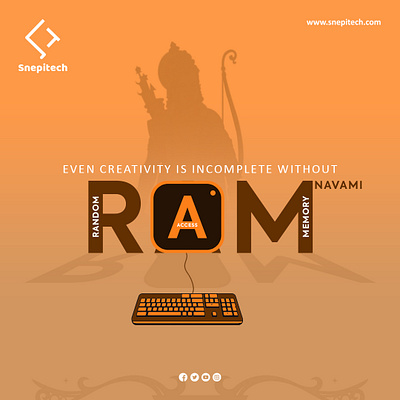 Happy Ram-Navami 🌺 3d animation app application branding design graphic design illustration logo motion graphics ramnavami snepitech ui vector