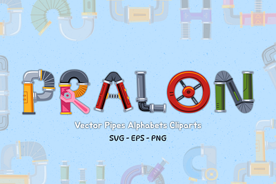 Pralon Alphabet Cliparts initial object pipe