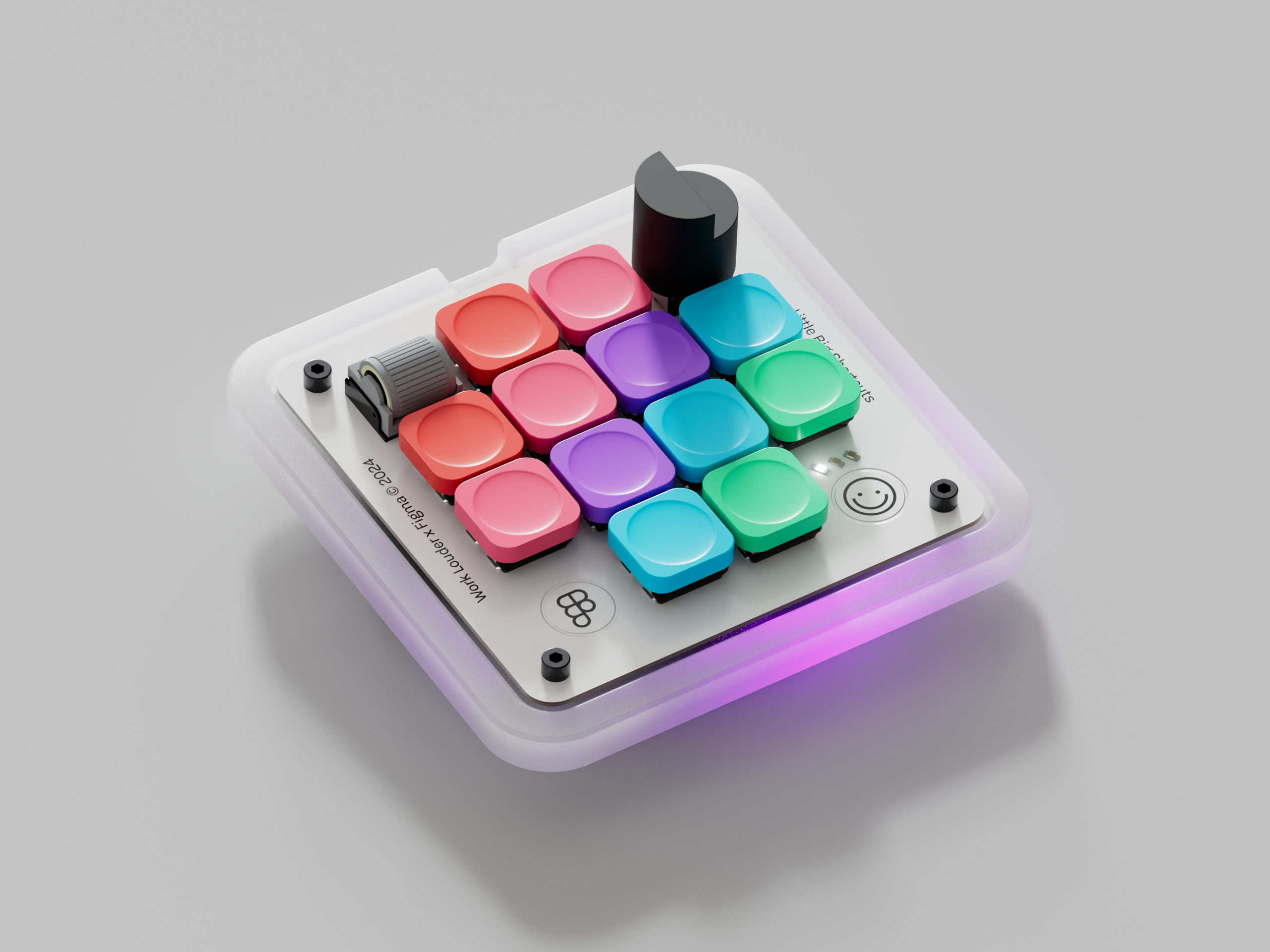 Worklouder Keyboard Modeling and Rendering 3d c4d design render