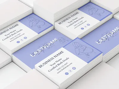 Birth Professional Business Cards health wellness holistic