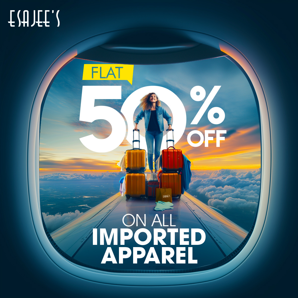 Discount Offer Esajee's Kv 50 off cricket discount offer esajees store grocery store psl shopping shopping mall