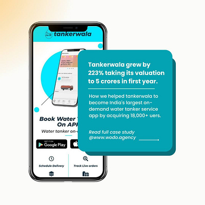 Checkout out digital marketing case study - Tankerwala . branding graphic design product design