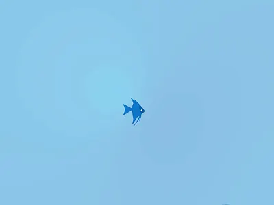 Blue Fish - Logo Animation animation design logo motion graphics