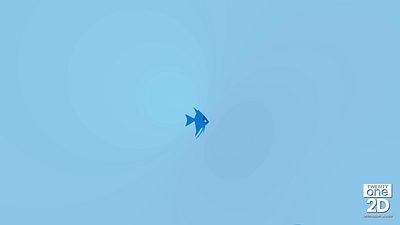 Blue Fish - Logo Animation animation design logo motion graphics