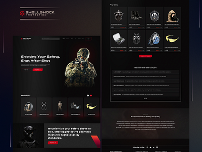 Landing page - Shellshock app design design landing page ui ui design uiux user experience user experience design user interface user interface design web design website design