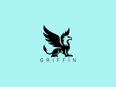 Griffin Logo animal creature eagle fantasy flying griffin griffin griffin logo griffon guardian heraldy illustration luxury mythical powerpoint professional protective reliability royal security warrior