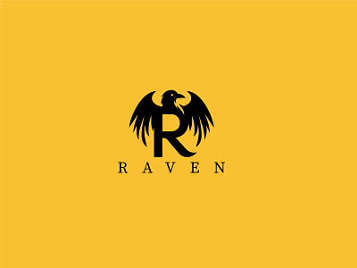 Raven Logo animal black raven fly flying raven illustration letter logo letter r logo letter raven letter raven logo night raven powerpoint r r logo raven raven letter logo raven logo raven r raven wings ravens strong