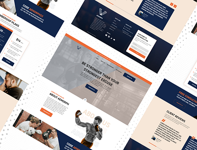 Aemorph Fitness Coaching branding ui