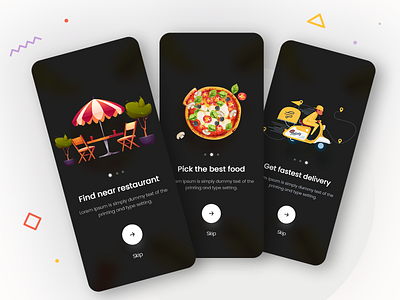 Food Delivery app 3d adobe animation appdesign branding figma food fooddelivery graphic design image landingpage logo motion graphics ui uidesign ux weddesign