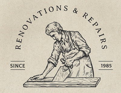 Wood Worker logo Design branding design graphic design illustration logo minimal typography vector